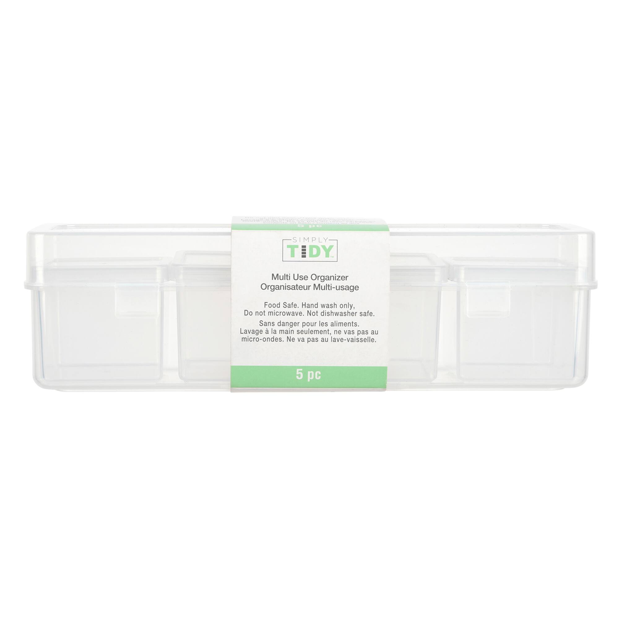 9" Clear Multi Use Organizer Set by Simply Tidy™
